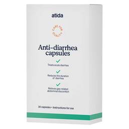 Abbildung: Atida Anti-Durchfall-Kapseln 30 St, Kapseln PZN 08032056