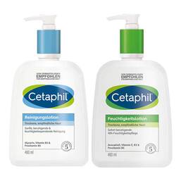 Abbildung: Cetaphil Set Lotion+Reinigung 1 P, Kombipackung PZN 08032119
