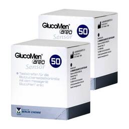 Abbildung: GlucoMen areo Sensor Teststreifen 2x50 St, Teststreifen PZN 08032122