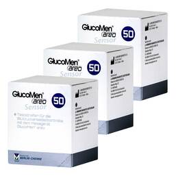 Abbildung: GlucoMen areo Sensor Teststreifen 3x50 St, Teststreifen PZN 08032123