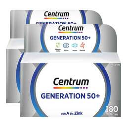 Abbildung: Centrum Generation 50 + Tabletten 2x180 St, Tabletten PZN 08032128