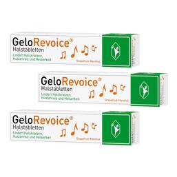 Abbildung: GeloRevoice Halstabletten Grapefruit-Menthol bei Heiserkeit & Stimmverlust 3x20 St, Lutschtabletten PZN 08032155