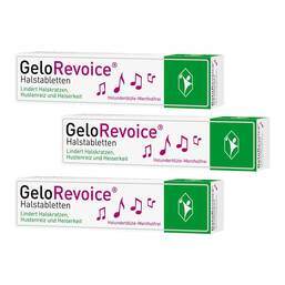 Abbildung: GeloRevoice Halstabletten Holunderblüte-Mentholfrei bei Heiserkeit 3x20 St, Lutschtabletten PZN 08032156