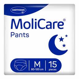Abbildung: Molicare Pants Night Inkontinenzhosen Größe M 15 St PZN 08032191