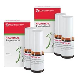 Abbildung: NICOTIN AL 1mg/Sprühstoß Spray 2x2 St, Spray PZN 08032213