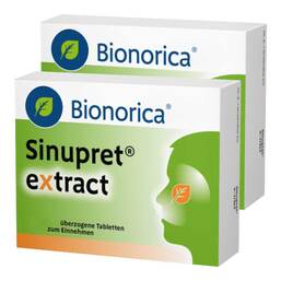 Abbildung: Sinupret eXtract Tabletten 2x40 St, Überzogene Tabletten PZN 08032287