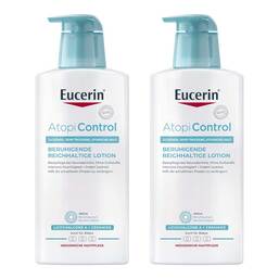 Abbildung: Eucerin AtopiControl Lotion 2x400 ml, Lotion PZN 08032296