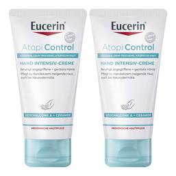 Abbildung: Eucerin Atopicontrol Hand Intensiv-Creme 2x75 ml, Creme PZN 08032301