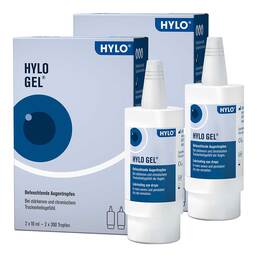 Abbildung: HYLO GEL Augentropfen 2x 2x10 ml, Augentropfen PZN 08032306