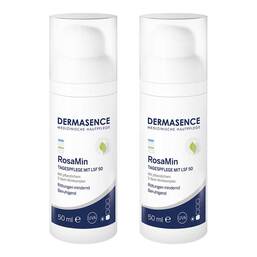 Abbildung: Dermasence Rosamin Tagespflege LSF 50 Emulsion 2x50 ml, Emulsion PZN 08032311