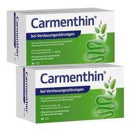 Abbildung: Carmenthin bei Verdauungsstörungen 2x84 St, Magensaftresistente Weichkapseln PZN 08032330
