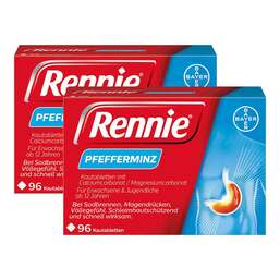 Abbildung: Rennie Kautabletten 2x96 St, Kautabletten PZN 08032359