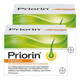 Abbildung: Priorin Kapseln 2x270 St, Kapseln PZN 08032393