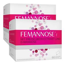 Abbildung: Femannose F Granulat Portionsbeutel 2x60 St, Granulat PZN 08032403