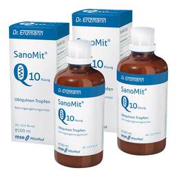 Abbildung: Sanomit Q10 Ubiquinon flüssig 2x100 ml, Tropfen PZN 08032406