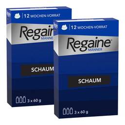Abbildung: Regaine Männer Schaum 5% 2x3x60 ml, Schaum PZN 08032440
