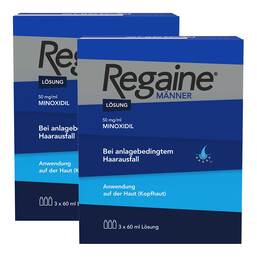 Abbildung: Regaine Männer Lösung 2x3x60 ml, Lösung PZN 08032441
