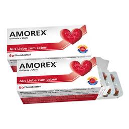 Abbildung: Amorex Griffonia und SAMe 2x60 St, Filmtabletten PZN 08032508