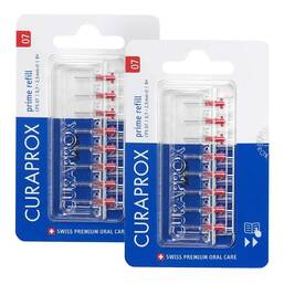 Abbildung: Curaprox CPS 07 prime Interdentalbürsten Refill 2x8 St, Zahnbürste PZN 08032510