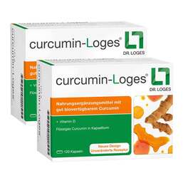 Abbildung: Curcumin-loges Kapseln 2x120 St, Kapseln PZN 08032519