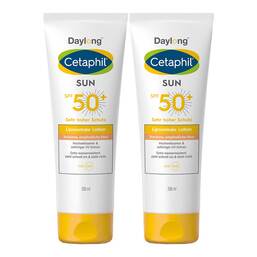 Abbildung: Cetaphil Sun liposomale Lotion SPF 50 + Sonnenschu 2x200 ml, Lotion PZN 08032527