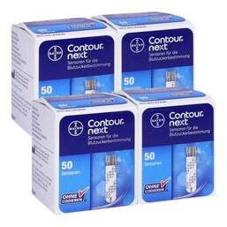 Abbildung: Contour next Sensoren Teststreifen 2x100 St, Teststreifen PZN 08032539