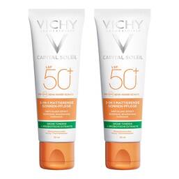 Abbildung: Vichy Capital Soleil matt.Sonnenpflege Cre.LSF 50 + 2x50 ml, Creme PZN 08032580