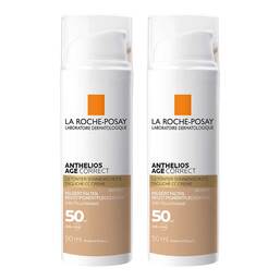 Abbildung: La Roche Posay Anthelios Age Correct getönte Creme LSF 50 2x50 ml, Creme PZN 08032583