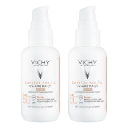 Abbildung: Vichy Capital Soleil UV-Age getönt LSF 50 + 2x40 ml, Flüssigkeit PZN 08032584