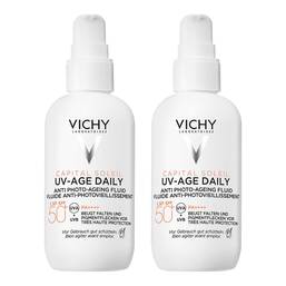 Abbildung: Vichy Capital Soleil UV-Age daily LSF 50 + 2x80 ml, Flüssigkeit PZN 08032591