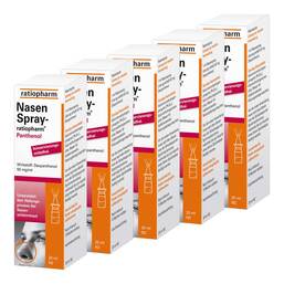 Abbildung: Nasenspray ratiopharm Panthenol 5x20 ml, Nasendosierspray PZN 08032626