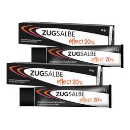 Abbildung: Zugsalbe effect 20% Salbe 2x15 g, Salbe PZN 08032647