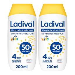 Abbildung: LADIVAL allergische Kinderhaut Gel LSF 50+ 2x200 ml, Gel PZN 08032716 
