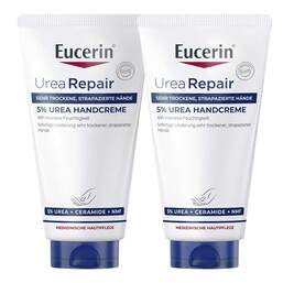 Abbildung: Eucerin UreaRepair Handcreme 5% 2x75 ml, Creme PZN 08032746