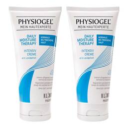 Abbildung: Physiogel Daily Moisture Therapy Intensiv Creme für normale bis trockene Haut 2x150 ml, Creme PZN 08032762