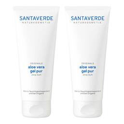 Abbildung: Aloe Vera Gel pur ohne Duft 2x100 ml, Gel PZN 08032763 