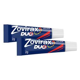 Abbildung: ZOVIRAX Duo 50 mg/g / 10 mg/g Creme 2x2 g, Creme PZN 08032783