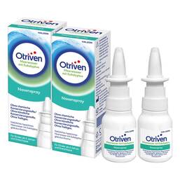Abbildung: Otriven Meerwasser mit Eukalyptus 2x20 ml, Nasenspray PZN 08032791