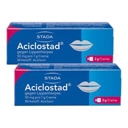 Abbildung: Aciclostad Creme gegen Lippenherpes 2x2 g, Creme PZN 08032802