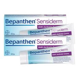 Abbildung: Bepanthen Sensiderm Anti-Juckreiz Creme 2x50 g, Creme PZN 08032837