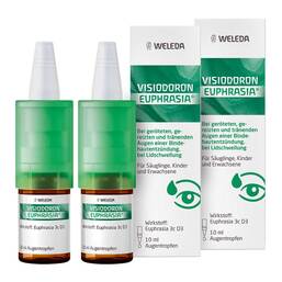 Abbildung: Visiodoron Euphrasia Augentropfen 2x10 ml, Augentropfen PZN 08032848