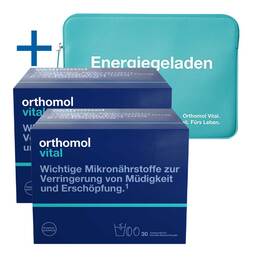 Abbildung: Orthomol Vital Granulat / Tablette / Kapseln Grapefruit 2x30 St, Kombipackung PZN 08032856
