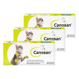 Abbildung: Canosan Katze Kautabletten 3x30 St, Kautabletten PZN 08032859