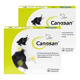 Abbildung: Canosan Kautabletten vet. (für Tiere) 2x30 St, Kautabletten PZN 08032860