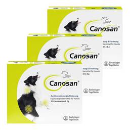 Abbildung: Canosan Kautabletten vet. (für Tiere) 3x30 St, Kautabletten PZN 08032861
