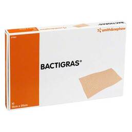 Abbildung: Bactigras antiseptische Para Wundgaze, 10 St PZN 08407385