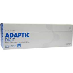Abbildung: Adaptic Digit Fingerverband 2,4 cm medium 10 St, Verband PZN 08410660