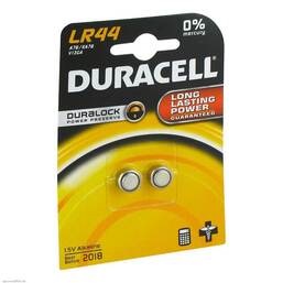 Abbildung: Batterien Knopfzelle LR 44 A76 Duracell 2 St PZN 08411949