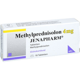 Abbildung: Methylprednisolon 4 mg Jenapharm Tabletten 10 St, Tabletten PZN 08424136
