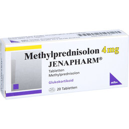 Abbildung: Methylprednisolon 4 mg Jenapharm Tabletten 20 St, Tabletten PZN 08424142